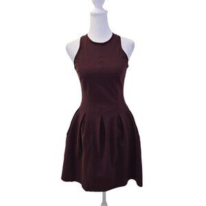 Lululemon Here To There Skater Mini Dress in Bordeaux Drama Size 0 (est)